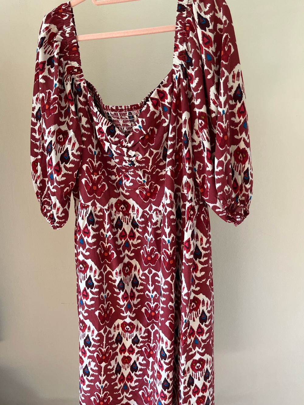 NWOT Cider Puff Sleeve Maxi Dress